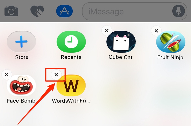 Uninstall iMessage Games on iOS 10