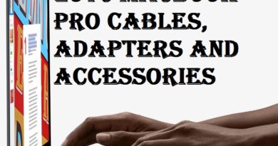 MacBook Pro Cables, Adapters and Accessories